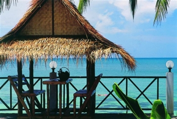 Samui Beach Resort terrace